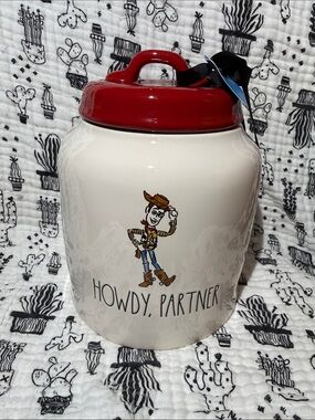 Rae Dunn Toy Story HOWDY PARTNER Canister
